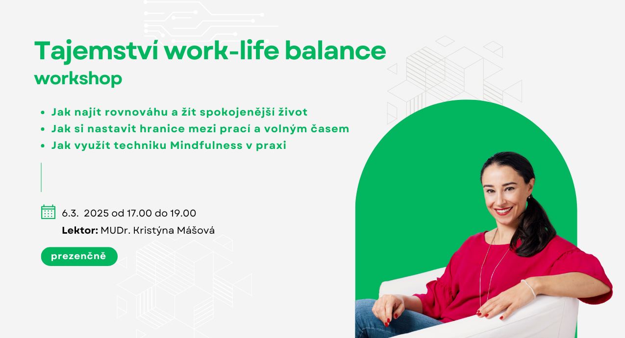 Workshop: Tajemství work-life  balance